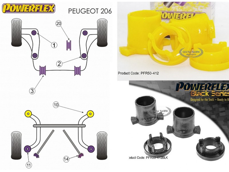 PEUGEOT - 206 (KIT 2 PEZZI)