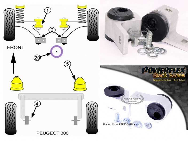 PEUGEOT - 306 (KIT 2 PEZZI)