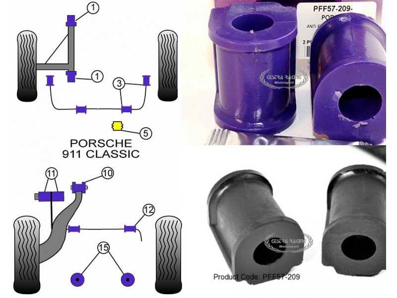 PORSCHE - 911 CLASSIC (1987-1989) (KIT 2 PEZZI)