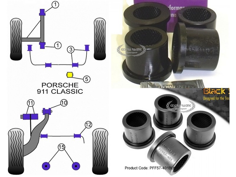 PORSCHE - 911 CLASSIC (1987-1989) (KIT 4 PEZZI)