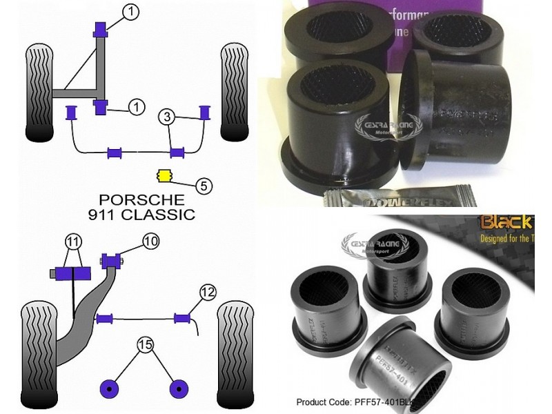 PORSCHE - 911 CLASSIC (1978-1989) TURBO (KIT 4 PEZZI)