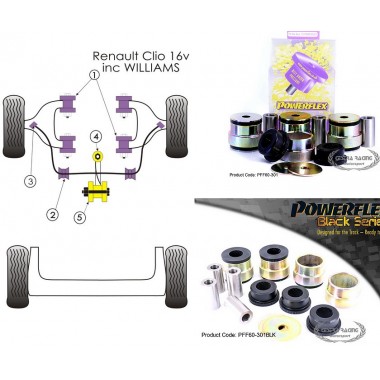 RENAULT - CLIO I 2.0 WILLIAMS (1990-1998) (KIT 4 P