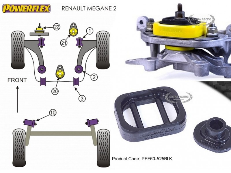 RENAULT - MEGANE II INC RS 225, R26 AND CUP (02>08) (KIT 1 PEZZO)