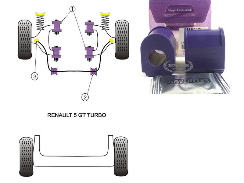 RENAULT - R5 GT TURBO (KIT 2 PEZZI)