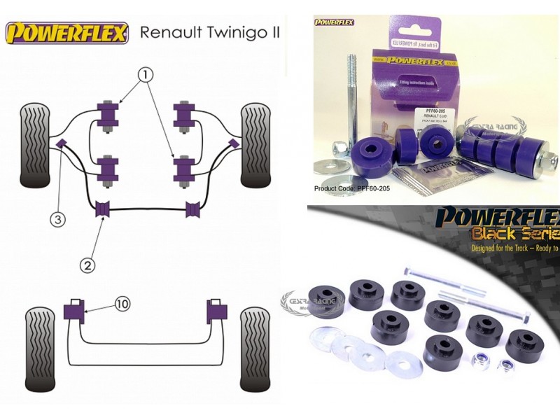 RENAULT - TWINGO II (2007>2014) (KIT 2 PEZZI)