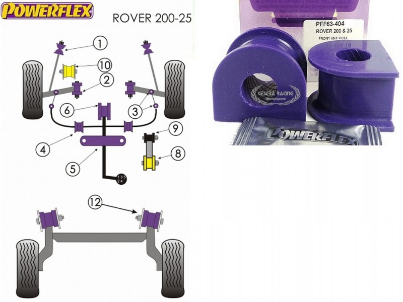 ROVER - 200 (1995) - 25 (KIT 2 PEZZI)