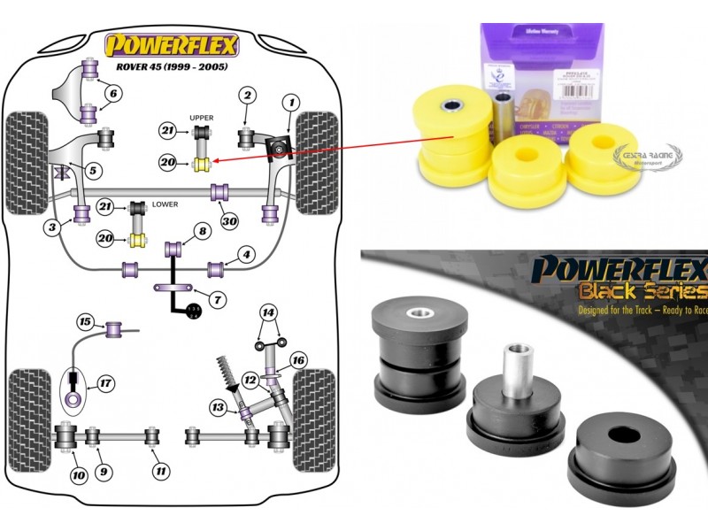 ROVER - 45 (KIT 2 PEZZI)