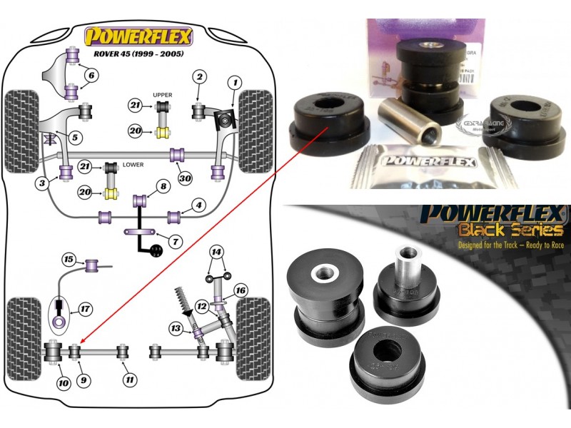 ROVER - 45 (KIT 2 PEZZI)