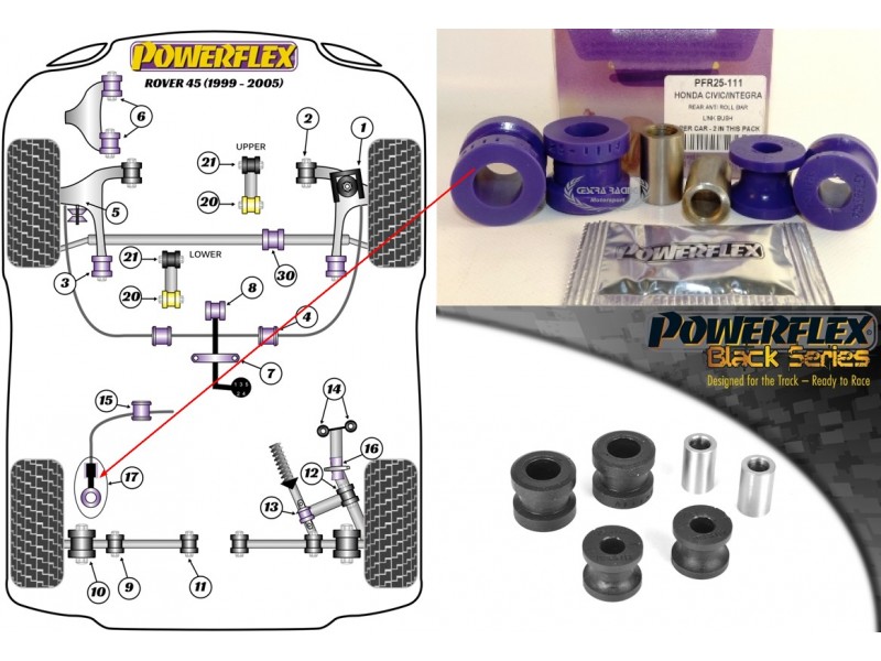 ROVER - 45 (KIT 2 PEZZI)