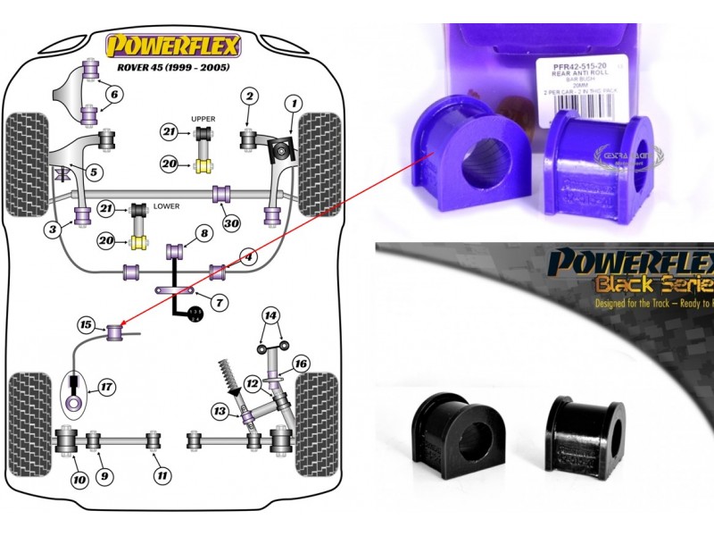 ROVER - 45 (KIT 2 PEZZI)