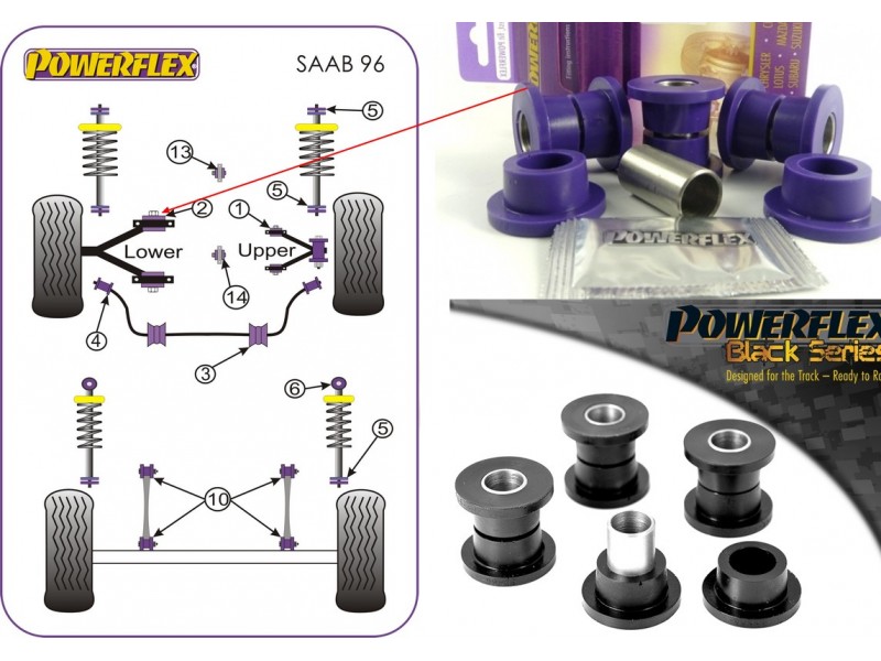 SAAB - 99 (1970-1974) (KIT 4 PEZZI)