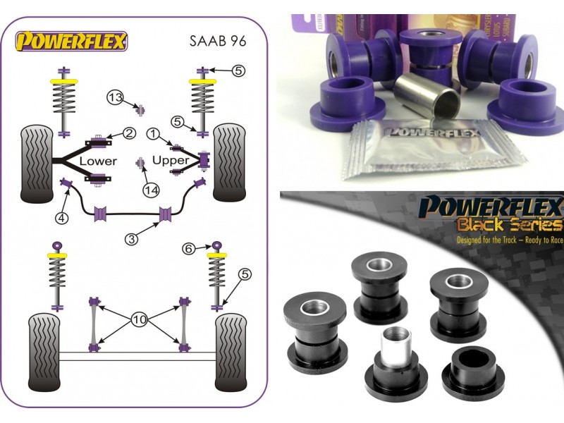 SAAB - 96 (1960>1979) (KIT 4 PEZZI)