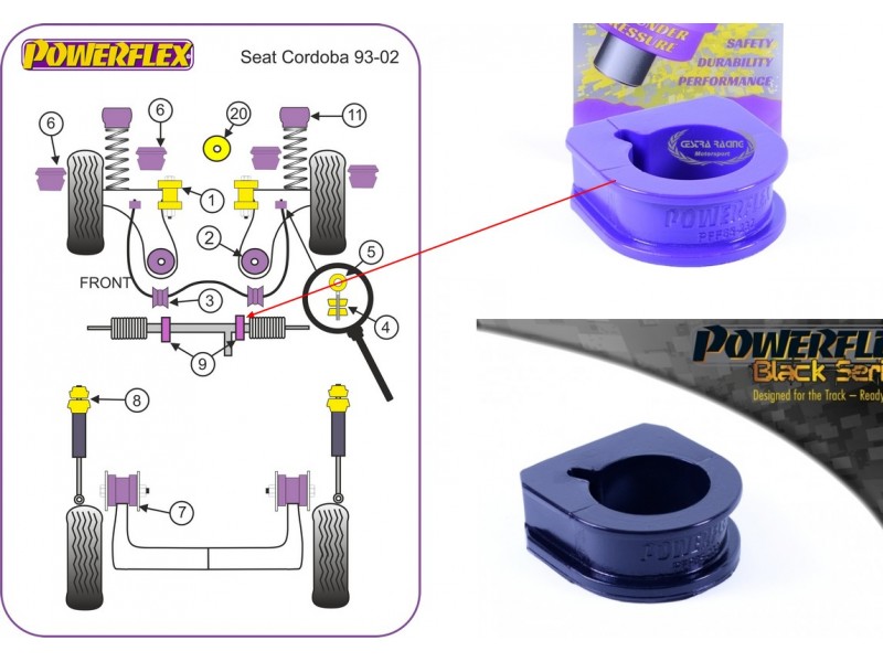 SEAT - CORDOBA 6K (1993>2002) (KIT 1 PEZZO)