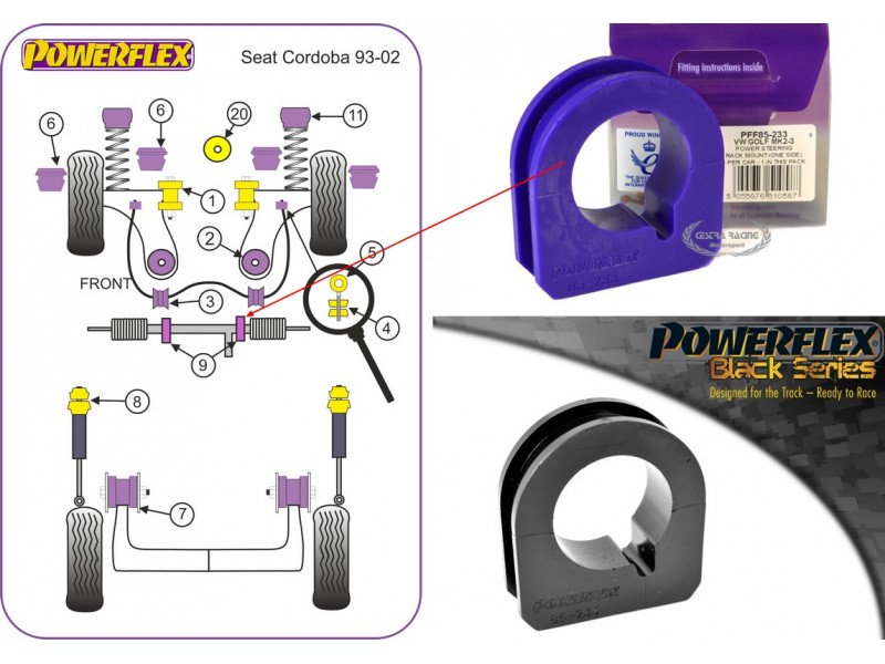 SEAT - CORDOBA 6K (1993>2002) (KIT 1 PEZZO)