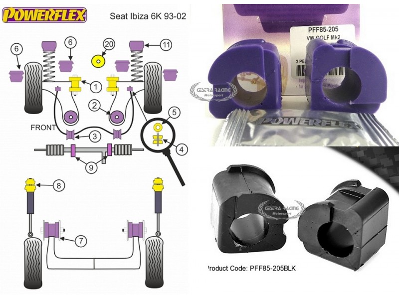 SEAT - IBIZA 6K (1993>2002) (KIT 2 PEZZI)