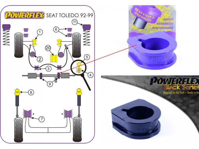 SEAT - TOLEDO (1992>1999) (KIT 1 PEZZO)