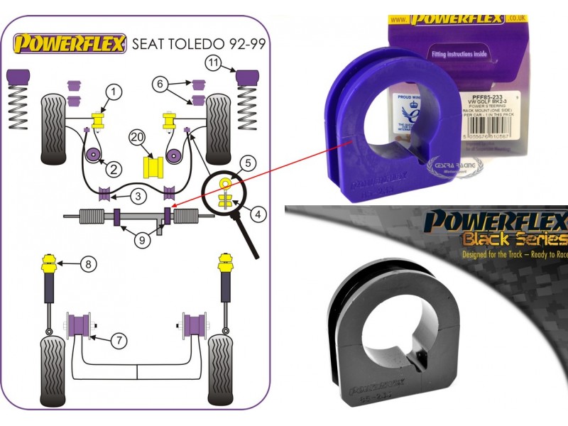 SEAT - TOLEDO (1992>1999) (KIT 1 PEZZO)