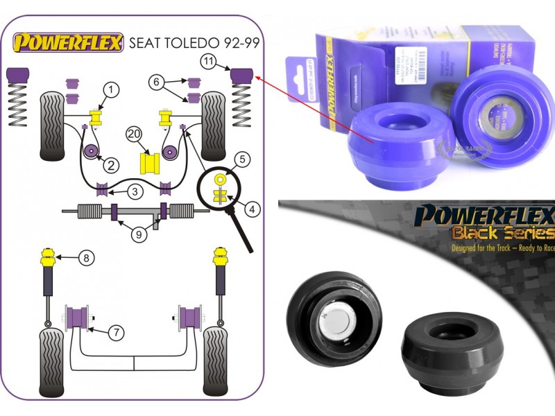 SEAT - TOLEDO (1992>1999) (KIT 2 PEZZI)