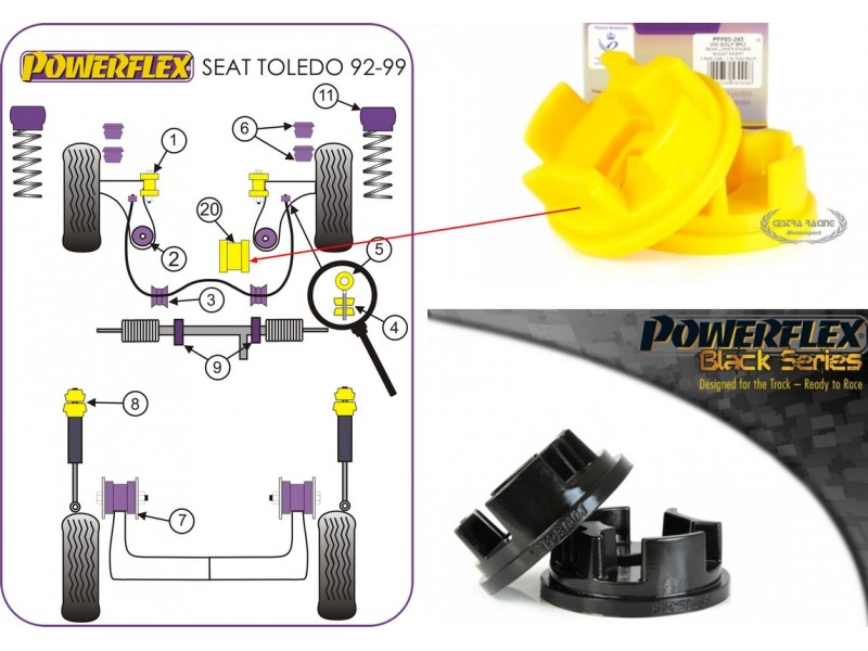 SEAT - TOLEDO (1992>1999) (KIT 1 PEZZO)