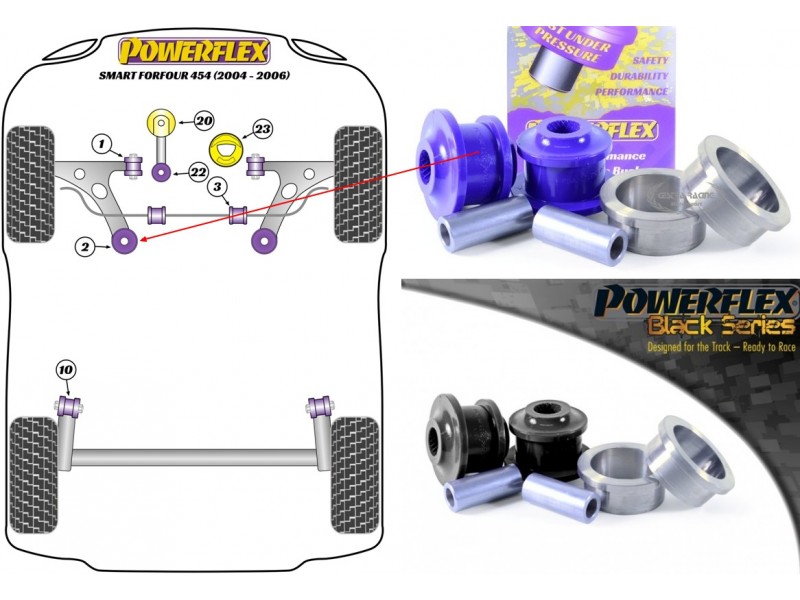 SMART - FORTWO 454 (2004>2006) (KIT 2 PEZZI)