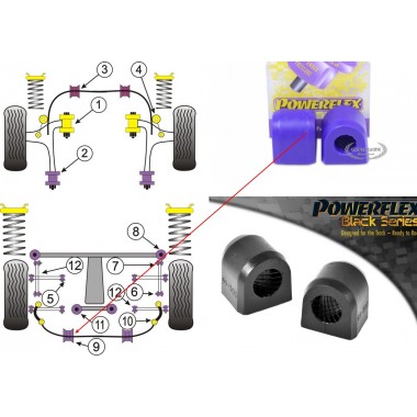 SUBARU - FORESTER SF + SG (1997>2008) (KIT 2 PE