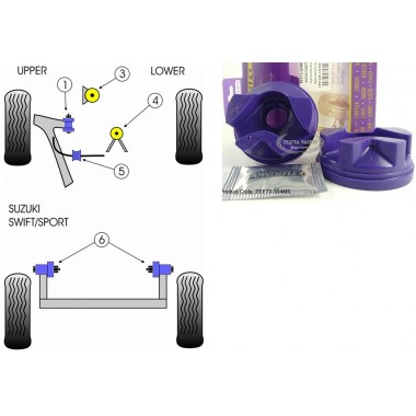 SUZUKI - SWIFT - SPORT (2007>2010) (KIT 1 PEZZO