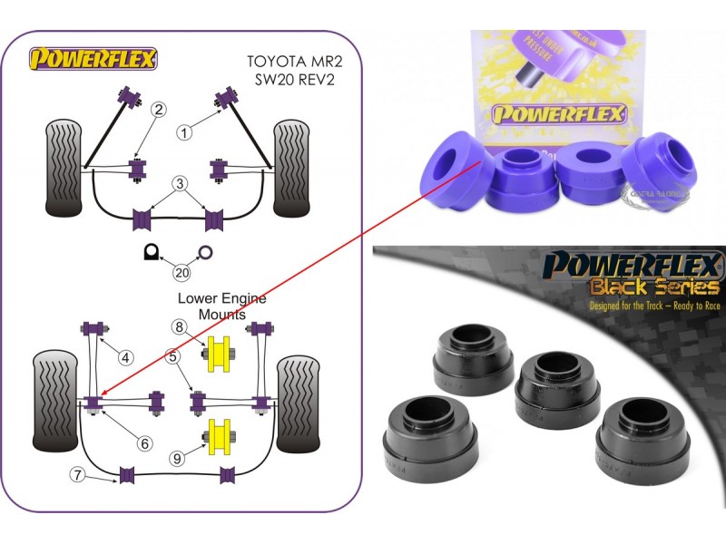 TOYOTA - MR2 SW20 REV 2-5 (1991>1999) (KIT 2 PEZZI)