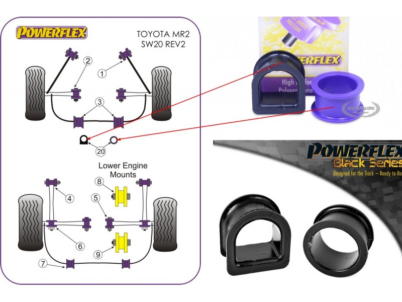 TOYOTA - MR2 SW20 REV 2-5 (1991>1999) (KIT 1 PEZZO)