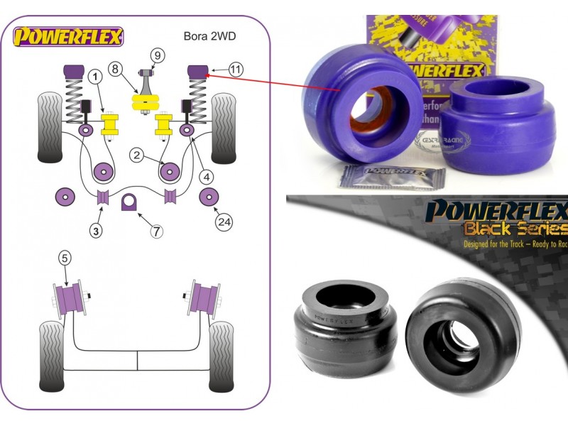 VOLKSWAGEN - BORA 2WD (1997>2006) (KIT 2 PEZZI)