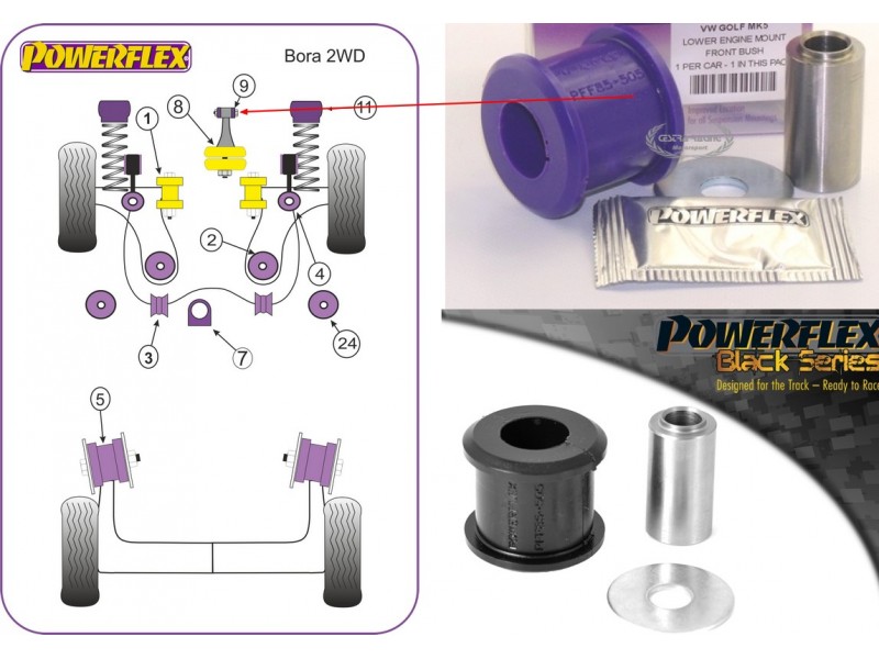 VOLKSWAGEN - BORA 2WD (1997>2006) (KIT 1 PEZZO)