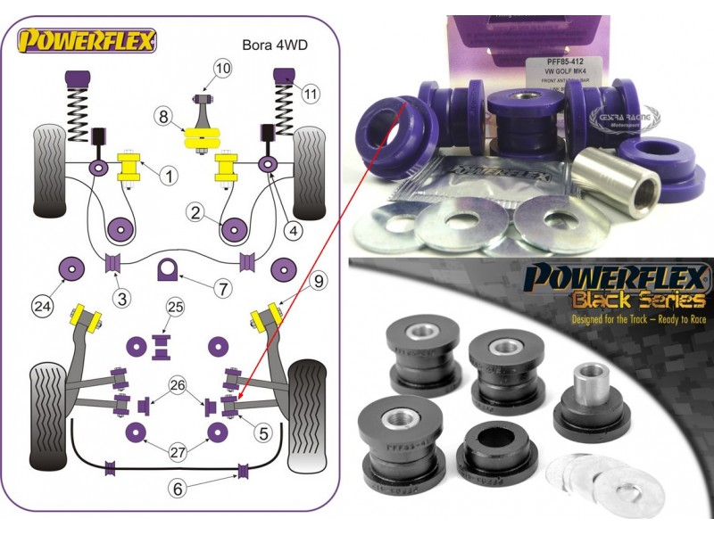 VOLKSWAGEN - BORA 4 MOTION (1999>2005) (KIT 2 PEZZI)