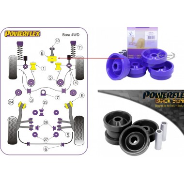 VOLKSWAGEN - BORA 4 MOTION (1999>2005) (KIT 2 P