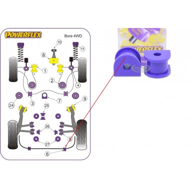 VOLKSWAGEN - BORA 4 MOTION (1999>2005) (KIT 2 P