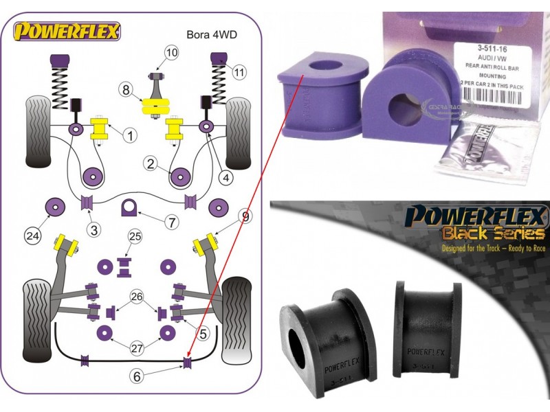 VOLKSWAGEN - BORA 4 MOTION (1999>2005) (KIT 2 PEZZI)