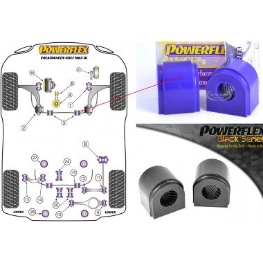 VOLKSWAGEN - GOLF V (1K) (2003>2009) (KIT 2 PEZ