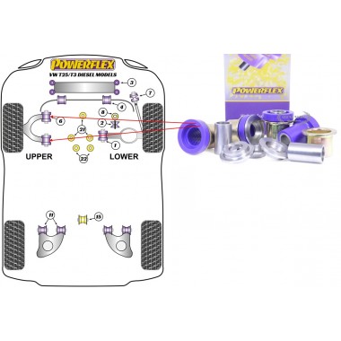 VOLKSWAGEN - T25/T3 T.2 - BENZ. 1.6/1.9/2.0/2.1 (MANU.+AUTOM.) (KIT 4 PEZZI)