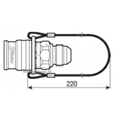 RACCORDO FEMM. SGANCIO RAPIDO SPT08 Ø 8MM (9/16 X 