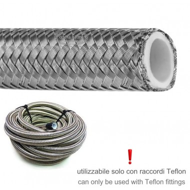 TUBO BENZINA ACCIAIO/TEFLON PREZZO PER 1 MT