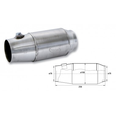 CATALIZZATORE CUP SERIES HJS - Ø TUBO 78 MM - (240HP/2000CM3)