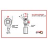 TESTA A SNODO RODOBAL FILETTO FEMMINA DESTRO M14x1.5