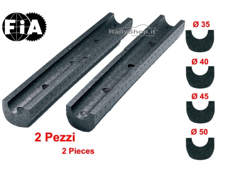 RIVESTIMENTO IN MATERIALE ESPANSO PER ROLL BAR (SET 2 PZ.)