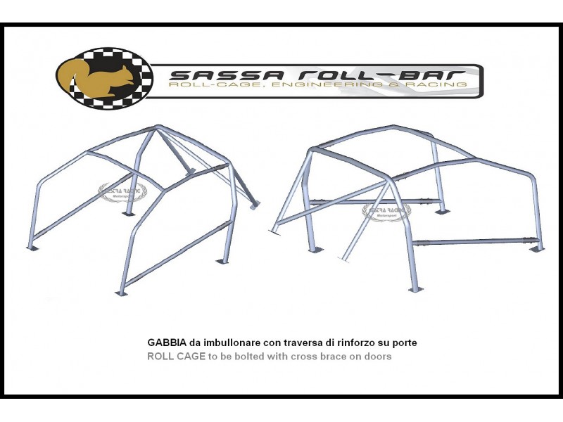 ROLL BAR  FIA-J  Fiat 128 RALLY 1971>1983