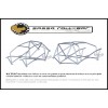 ROLL BAR FIA-J Renault CLIO 16V 1990 > 1998 (no assemblato)