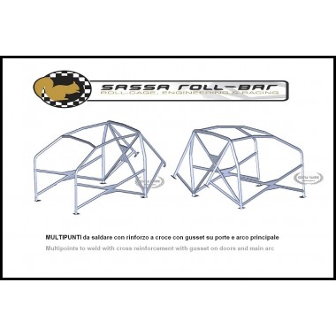 ROLL BAR  FIA-J Honda S 2000 1998>2009