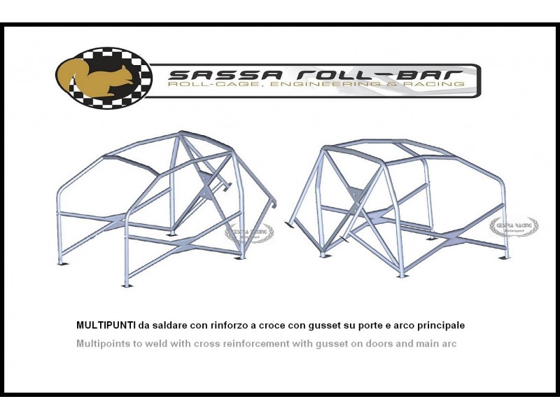 ROLL BAR  FIA-J Honda S 2000 1998>2009