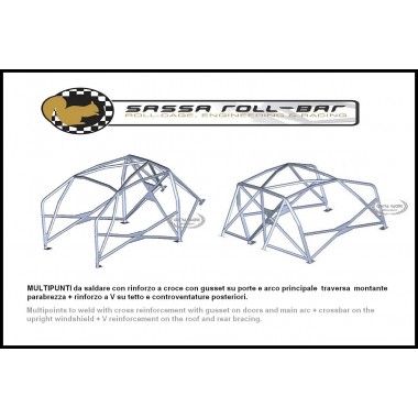 ROLL BAR FIA-J  Fiat PUNTO 2° serie (3 Porte) 1999>2007