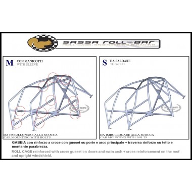 ROLL BAR FIA-J Fiat TIPO 4 Porte (356) 2015>