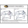 ROLL BAR FIA-J RENAULT CLIO III RS 2005> (smontaggio cruscotto)