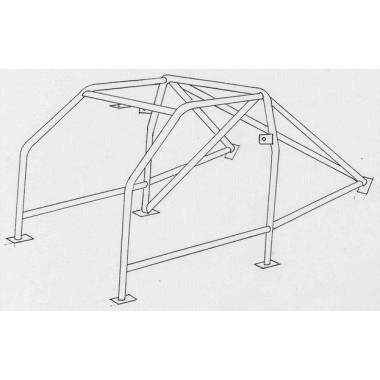 ROLL BAR Conforme FIA-J ALFA ROMEO 33