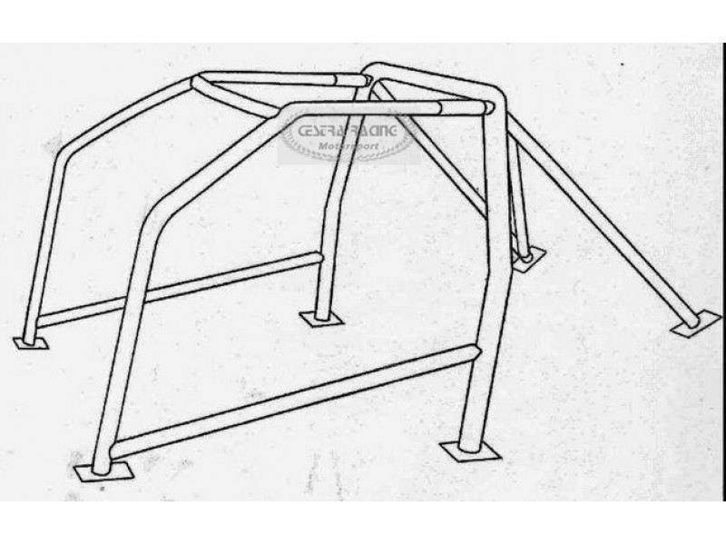 ROLL BAR Conforme FIA-J FIAT PUNTO ( Serie 176 )